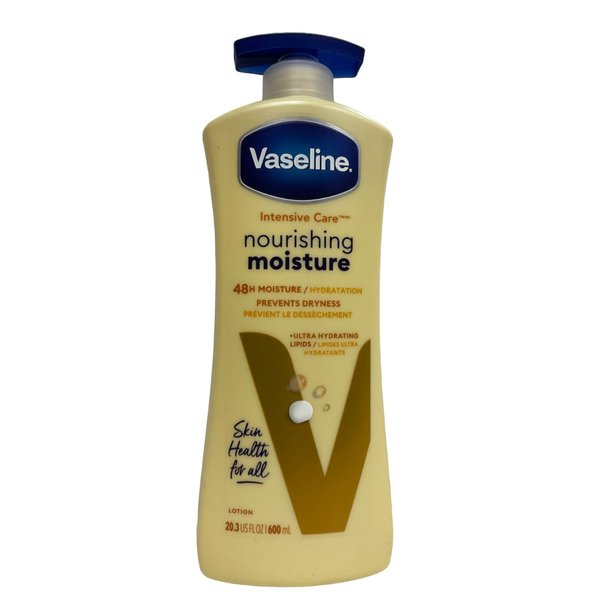 Vaseline Intensive Care Essential Healing Body Lotion, Moisturize Dry Skin, Proven Effective Healing Skin Care, Noticeably Healthier Looking Skin, 20.3 oz Pump Bottle