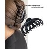 Nalodu Hair Claw Clips, 2 Pack 4.3 Inch Non-Slip Unbreakable Matte Octopus Hair Clip for Women Thin and Medium Thick Long Curly Hair