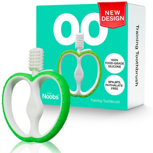 Baby Teething Toys by LoveNoobs™, Baby Toothbrush, Teethers for Babies 3-6 Months, Baby Teether Toys, BPA-Free Silicone Teethers for Babies 6-12 Months, Baby Teething Relief, Baby Teethers 0-6 Months