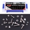 Hilitchi 510pcs M3 M4 M5 Stainless Steel Hex Socket Head Cap Bolts Screws Nuts Assortment Kit - 304 Stainless Steel (Hex Socket)