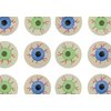 Curious Minds Busy Bags 12 Eye Glow in The Dark Super Bouncy Balls - Spooky Eyeball Novelty Party Favor Toy Halloween, Ophthalmologist, Optometry Anatomy (1 Dozen)