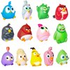 ROLOSO Newly Licensed Angry Birds Toys Collectible 13 Action Figures Flock Pack Playsets Sets Pig City Strike 2 Takedown Space Planet Movie Kids Game Boys Girls Red Bomb Gift Box
