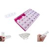31 Day Pill Organizer | 1 per Day, 4 Week, 31 Compartments + Storage Monthly Pill Organizer | Includes Tray and 8 Removable compartments