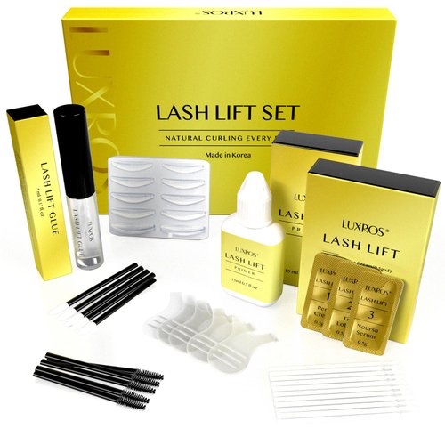 Lash Lift Kit for Eyelash Lamination: Made in Korea Professional Eyelash Perm Kit - Natural Lifting & Curling Salon Quality at Home
