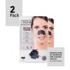 IROHA NATURE Cleansing Strips for Blackheads with Activated Charcoal - 10 Patches (2 Packs) | Blackhead Remover, Acne Treatment, Vegan Skincare | Deep Cleansing, Purifies & Softens Skin, Nose Strips