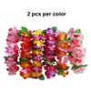 YAXAMING 12 Pcs Hawaiian Headband Hawaii Luau Tropical Leaf Flower Headpiece Hair Bands Hairband Women Floral Wreath Cosplay Summer Beach Festival Parade Wedding Dress Up Birthday Party Supplies