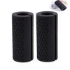 IADUMO Weight Bar Grips,Barbell Grip for Dumbbells,Thick Dumbbell Handles Grips for Weight Lifting Cable Attachments and Fitness Training (Black)