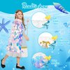 Princess Dress Up Toys,Princess Dress up Clothes Rainbow Cape Kit for Little Girls 3-8 Years Old,9PCS Gift Set Princess Costume Dress for Birthday Christmas Halloween Present