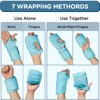 Comfytemp Wrist Ice Pack Wrap for Carpal Tunnel Relief, 2 Gel Packs, FSA HSA Eligible, Hot Cold Compression Brace for Hand Injuries Reusable, Achilles Tendonitis, Tenosynovitis, Men Women Surgery Gift