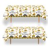118pcs Construction 2nd Birthday Decor Construction Two Years Old Paper Dinner Plates Napkins Forks Cups Tablecloth Banner Dinnerware for Dump Truck Theme 2nd Bday Party Supplies Decorations