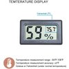 4-Pack Mini Digital Temperature Humidity Meters Gauge Indoor Thermometer Hygrometer LCD Display Fahrenheit (℉) for Reptile Tank,Jars,Guitar Case,Greenhouse, Garden, Cellar, Fridge, Closet