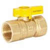 Eastman 3/4 Inch FIP Straight Gas Ball Valve with 1/4-Turn Handle, Brass Plumbing Fitting, 60011