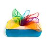 Baby Tissue Box Toy - Montessori Play for Infants and Toddlers - Sensory Textured Box with 12pcs Matching Colorful Scarves and 3pcs Crinkle Paper