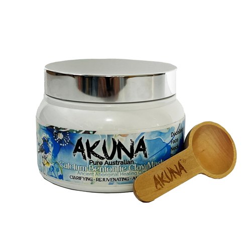 AKUNA Ancient Australian Healing Clay, Calcium Bentonite Clay Powder, Bentonite Clay Detox, Clay Mask for face, Alternative Amazonian clay mask or Indian healing Clay Detox - 1 pound