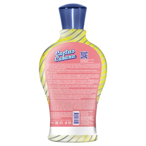 Devoted Creations Cactus Cabana Indoor/Outdoor Complexion Boosting Agave Electrolyte Rich Cactus Water DHA Bronzing Fusion 12.25oz Dark Tanning Lotion