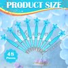 Outus 48 Pcs Baby Shower Pens Bulk Baby Shower Favors Baby Shower Supplies for Baby Shower Birth Announcement Guests Favors Decorations(Blue, For Boy)