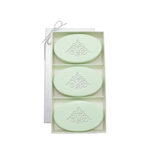 Carved Solutions Signature Spa Trio Green Tea & Bergamont-Damask Soap