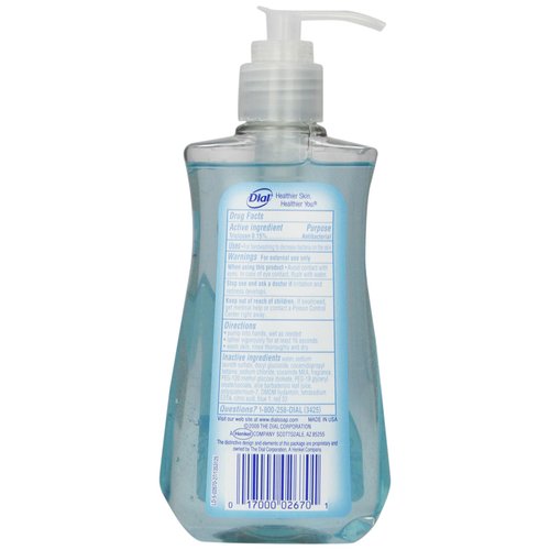 Dial Liquid Hand Soap, Spring Water, 7.5 Fl. Oz (Pack of 1)