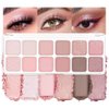 AMY'S DIARY 12-Color Pink Purple Eyeshadow Palette for Versatile Day-to-Night Looks – Blendable, Long-Lasting, and Highly Pigmented. Elevate Your Eye Makeup– Unleash Your Unique Style (07#)
