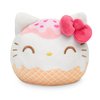 TeeTurtle Hello Kitty Reversible 4" Plushie - Hello Kitty Ice Cream - Sanrio Officially Licensed Soft Stuffed Animal
