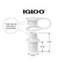 Igloo Replacement Triple Snap Drain Plug