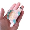 Cute Dinosaur Hair Clip,Acetate Claw Clips,Hair Clips for Women,Pink