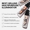 Saie Mini Glowy Super Gel Lightweight Illuminator - Luminizer + Makeup Primer for Glowing Skin - Enriched with Vitamin C + Hydrating Squalane Oil - Travel Size Holiday Gifts - Roseglow (0.5 oz)
