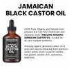 Jamaican Black Castor Oil - for Hair Growth, Body Massage Oil, Eyebrows, Eyelashes, Nail Care Grow & Moisturizing Organics Pure Cold Pressed
