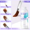 AIJIMEI Nail Brush Cleaner Gel Restorer Solution Acrylic Nail Brush Cleaner Gel Quickly Clean for Acrylic Nail Brushes,Glitter Gel Nail polish Brushes,Builder Hard Gel Brush (60ML)