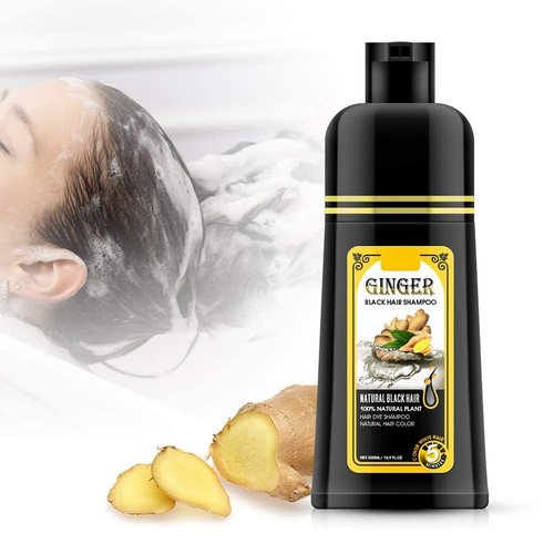 Natural Hair Dye Shampoo – Colors Hair in Minutes–Long Lasting Hair Color–Ammonia-Free Professional Argan Oil Hair Dye Color Shampoo 500 ML: Instant Fast Acting Long Lasting Signature (Black # 2)