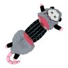 Roadkill Opossum Dog Toy Funny Dead Ran Over Possum Stuffed Chew Toy with Hidden Treat Compartments - Rip and Reveal Interactive Chew