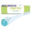 Angel Kiss Derma Roller REAL NEEDLE Advanced Version5 for Face Body Beard - 192 Individual Titanium Micro Needles 0.3mm Microneedling Roller Includes Storage Case