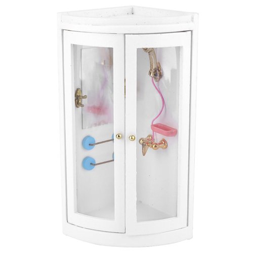 Miniature Wooden Shower Room Miniature Furniture Doll House Asseccories Doll House Furniture for Dollhouse
