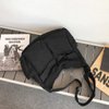 GAXOS Aesthetic Cute Messenger Bag for School Vintage Black Canvas Crossbody for Women Shoulder Laptop Bag