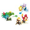 MEGA Pokémon Action Figure Building Toys Set for Kids, Trainer Team Challenge with 276 Pieces, 6 Poseable Characters and Accessories