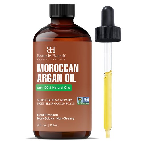 Botanic Hearth Argan Hair Oil for Adult Hydration, Nourishing, Strengthening, Curly, Frizzy, Dry,...