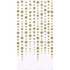 Creative Converting Sparkle and Shine Gold 50th Anniversary Dinner Napkins, 8" x 4"