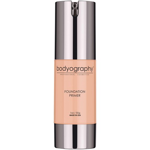 BODYOGRAPHY - Foundation Primer (Neutral): Flawless Anti-Aging Salon Makeup Primer w/Vitamin E, A, Jojoba, Grapeseed Oil | Control Shine | Gluten-Free, Cruelty-Free, 1 oz.