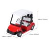 NOLITOY Die-cast Model Metal Golf Cart Model, Pull Back Action Golf Cart, Mini 1:20 Scale Golfcart Vehicle for Home Decor Golf Party Favor