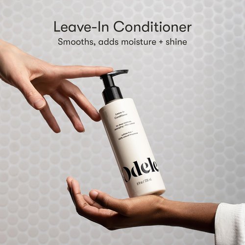 Odele Vegan Leave-In Conditioner, for Deep Moisture, Detangling, Frizz Control, Weightless Shine, and All Hair Types + Textures, 8 fl oz (2-Pack)