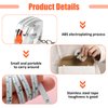 3ft Small Tape Measure Keychain, Portable and Retractable Mini Tape Measure with Slide Lock Mechanism for Daily Use Gadgets or Kids Construction Party Favors Gifting Prize Bag Fillers (12)