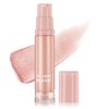 AIUEO Liquid Highlighter Makeup Glitter Contour Makeup Shimmer Oil for Face & Body,Long Lasting Highlighter Luminous Lotion,Multi-Use Body Highlighter Glitter Shimmer Oil-Rose Gold