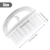 BQAN Nail Brush for Cleaning Fingernails, Nail Scrubber Brushes to Clean Under Nails and Toenail, Hand Scrub Brush Kit for Manicure 4Pack (White)
