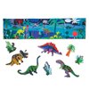 eeBoo: Dino 3D Glow-in-The-Dark - Includes 4 Constructible Dinosaurs & 4 Prehistoric Plants, Building & Construction Set, Play Scene, Ages 5+