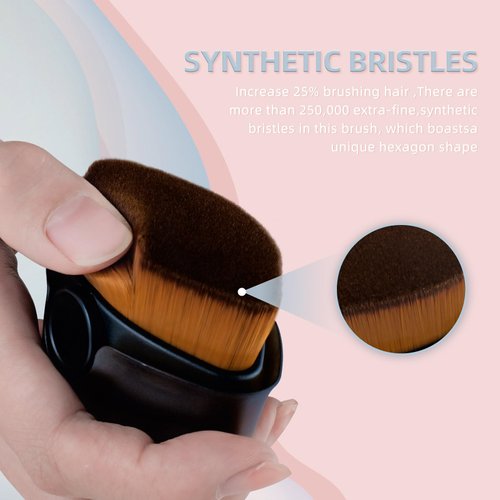 Esimen Sunscreen Applicator for Kids, Sunblock Buddy with Protective Caps, Sun Lotion Applicator Sun Cream Brush for Blending Liquid, Cream or Flawless Powder Cosmetics (Black)