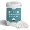 9.6 oz BTMS 50 Conditioning Emulsifier for Making Leave-in Conditioner, Premium BTMS 50 Conditioning Emulsifier Granules, Higher Activity than BTMS 25, Suitable for Making Lotions, Shampoos and More
