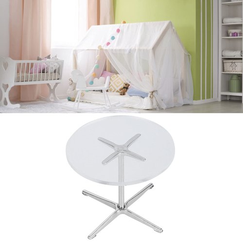 1:12 Dollhouse Round Table,Miniature Round Table Mini Dining Table Dollhouse Furniture Accessories