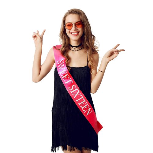 Sweet 16 Tattoo and Sash Pack - 16th Birthday - Sweet Sixteen - Party Supplies, Ideas, Gifts and ...
