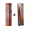 Speert #18 Handmade Wide Tooth Comb Tortoise Havana Acetate Thick Coarse Curly Detangling Parting Grooming Teasing Hair Styling Hairdresser Barber Hairdressing Wet Dry Pocket Travel Women Men Kids