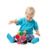 teytoy Baby Music Shake Dancing Ball Toy, Developmental Bumpy Ball Sensory Soft Toys, Easy to Grasp Bumps Help Develop Motor Skills for Girls and Boys Ages 12 Months and Up